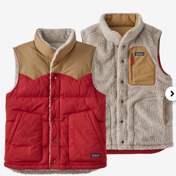 Patagonia Men's Reversible Bivy Down Vest Size Small - Picture 1 of 7